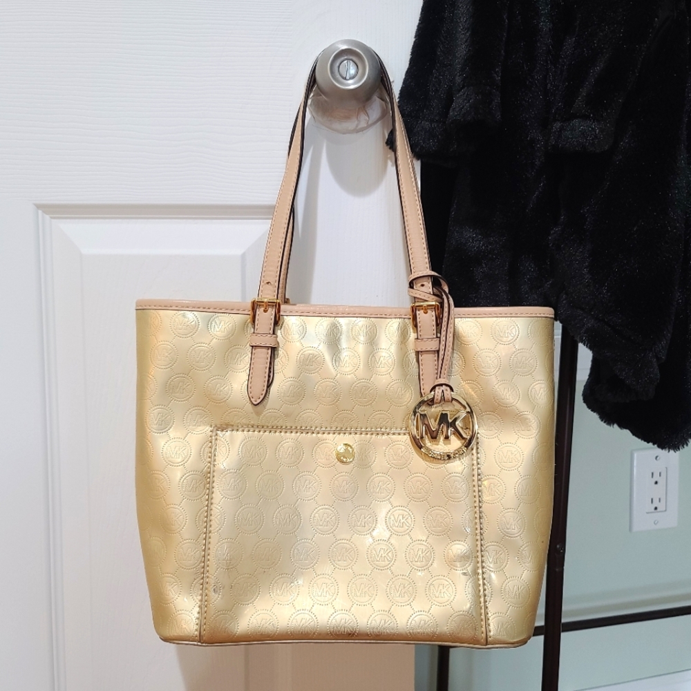 Michael kors gold Tote bag